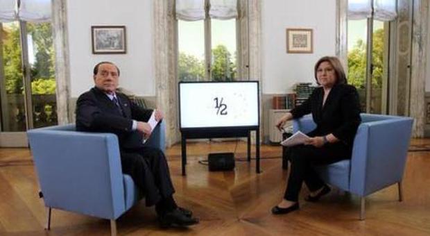 Silvio Berlusconi a 'In mezz'ora'