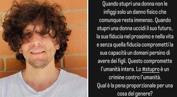 Stupro a Palermo, Ermal Meta attacca duramente: «Crimine contro l'umanità. Pene esemplari assolutamente necessarie»