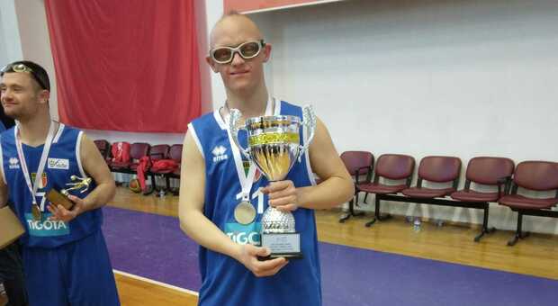 Paralimpiadi in Turchia, Francesco Leocada medaglia d'oro nel basket: «Dedico la vittoria a Montesilvano»