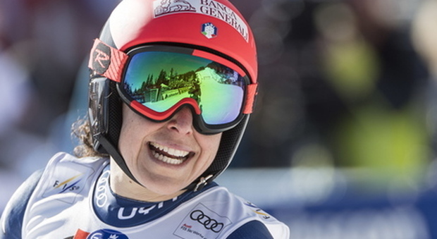 Coppa del Mondo di sci: trionfo Brignone in Super-G in Val di Fassa, raggiunto il mito Compagnoni