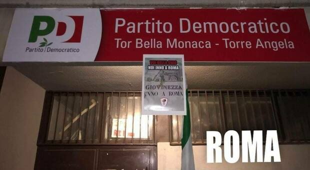 Roma, incursione neofascista alla sezione Pd Tor Bella Monaca-Torre Angela, Casu (Pd): «Non ci fermano»