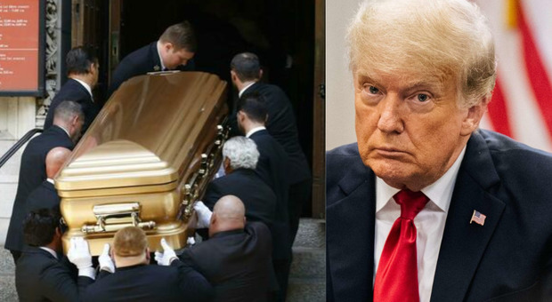 Donald arriva in ritardo ai funerali di Ivana Trump. Poi il discorso: «Era bellissima, non si arrendeva mai»