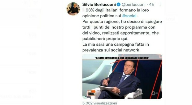 Dalle televisioni alla rete la metamorfosi di Berlusconi