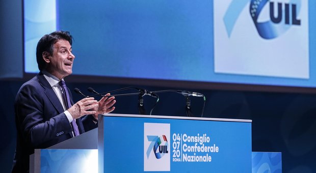Giuseppe Conte alla Uil: «Riformare la Cig, settimana prossima riparte tavolo su riforma fiscale»