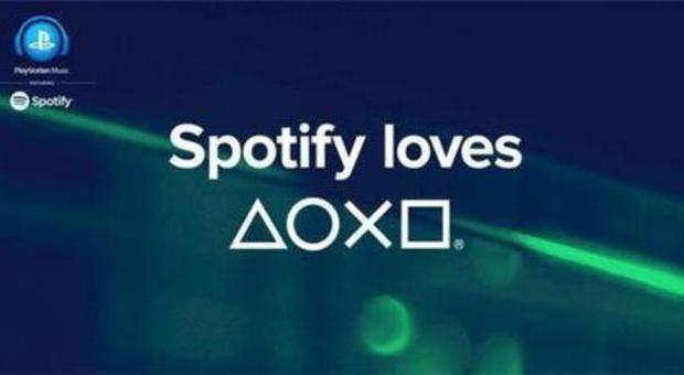 Sony si allea con Spotify: si potrà ascoltare musica in streaming sulla PlayStation