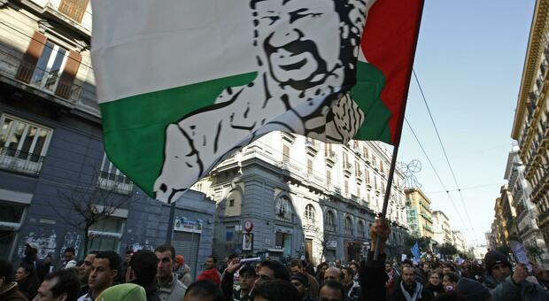 Corteo per la Palestina a Napoli