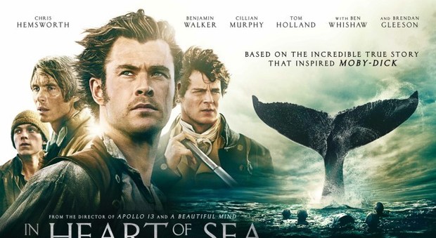 Heart of the sea - Le origini di Moby Dick stasera in tv venerdì 26 gennaio. L'epica storia di un oceano misterioso