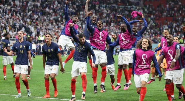 Mondiali Qatar, boom di ascolti per Francia-Inghilterra: 9 milioni e mezzo di spettatori e 45% di share. Vola anche Marocco-Portogallo