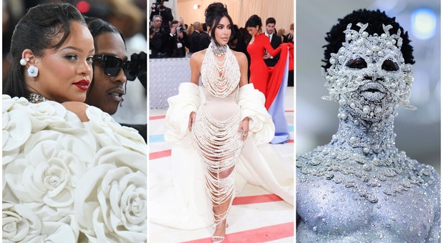 Kim Kardashian coperta di perle, Jared Leto gatto: tutti i look più chiacchierati del Met Gala 2023