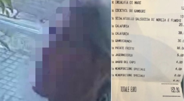 Scontrino da 153 euro per l'aperitivo: la coppia fugge. Il titolare del bar pubblica le foto dei clienti: «Tornate a pagare o vi denuncio»