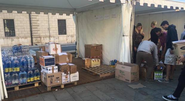 Centro di raccolta a Rieti: "Servono beni non deteriorabili"