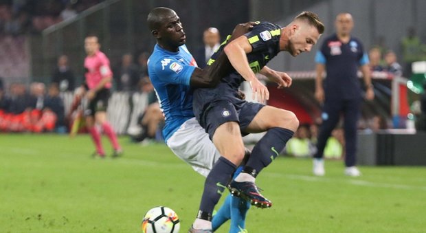 Napoli-Inter: Albiol e Koulibaly alzano il muro. Icardi non punge