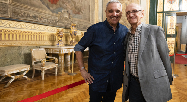 Petros Markaris e Maurizio de Giovanni al Campania libri festival