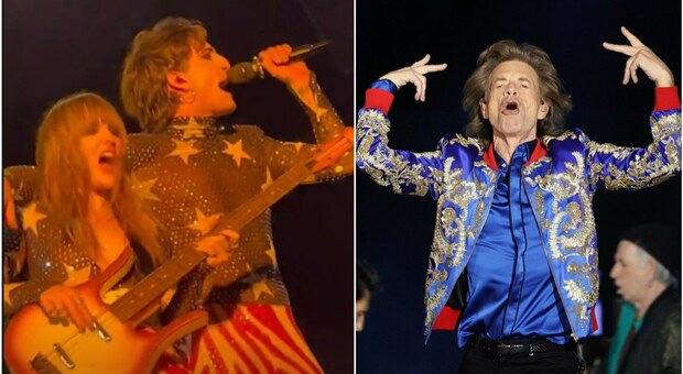 I Maneskin conquistano Las Vegas sul palco dei Rolling Stones: la band vestita a stelle e strisce