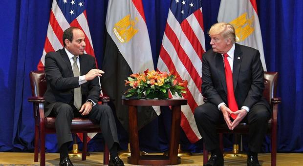 Egitto, Trump vede al-Sisi: «Abbiamo spazzato via l’Isis»