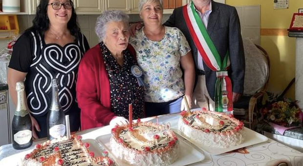 Morolo, Paolina compie 100 anni: la festa e gli auguri istituzionali