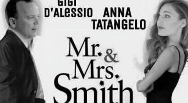 Anna Tatangelo e Gigi D'Alessio come Brad &#8203;e Angelina