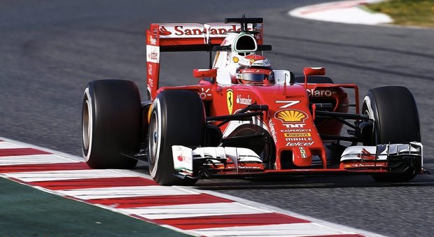 La Ferrari di Raikkonen davanti a tutti nella seconda giornata di test
