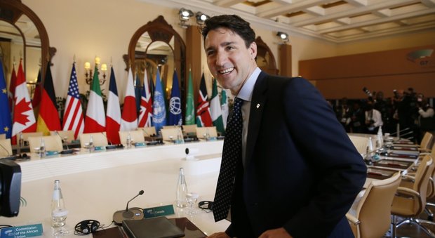 Trudeau dal G7 ad Amatrice per un pranzo made in Lazio
