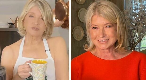 Topless a 81 anni, il video di Martha Stewart diventa virale: «Non ho nient'altro addosso...»