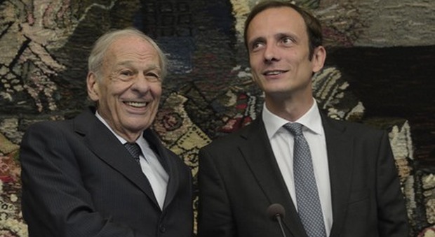 Nella foto Ettore Romoli a sx con il governatore Fedriga
