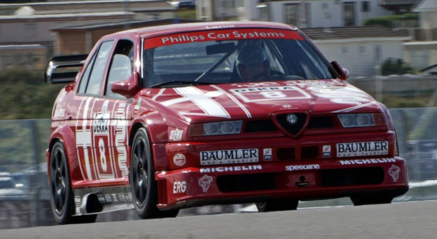 La Alfa Romeo 155 con cui Nicola Larini e Alessandro Nannini vinsero nel DTM del 1993 che sarà protagonista a Goodwood