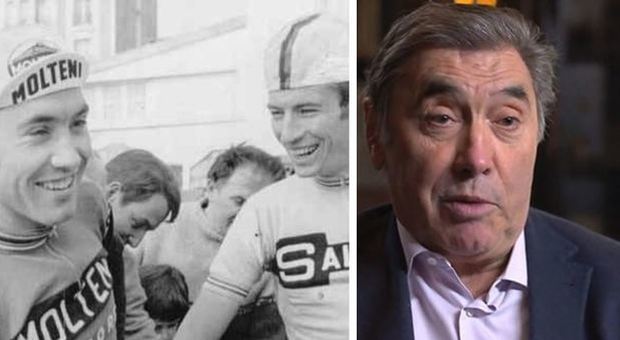 Eddy Merckx cade in bici, ricoverato in ospedale per trauma cranico