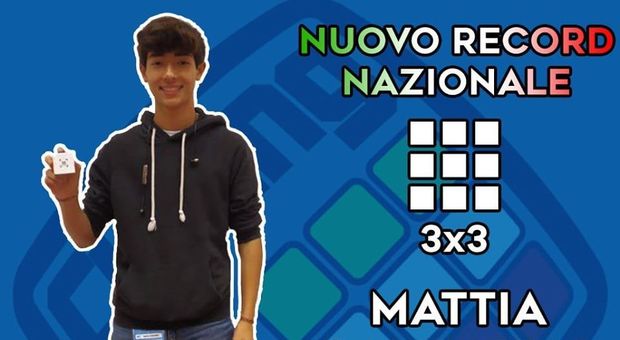 Cubo di Rubik, 14enne romano stabilisce nuovo record italiano: 5 secondi e 63 centesimi