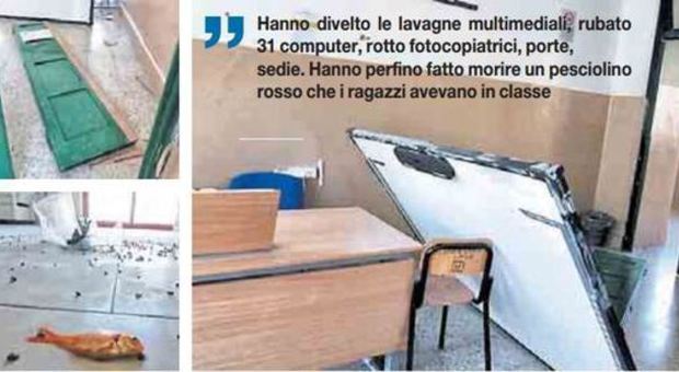 Devastata scuola occupata: rubati 31 pc, danni per 200mila euro