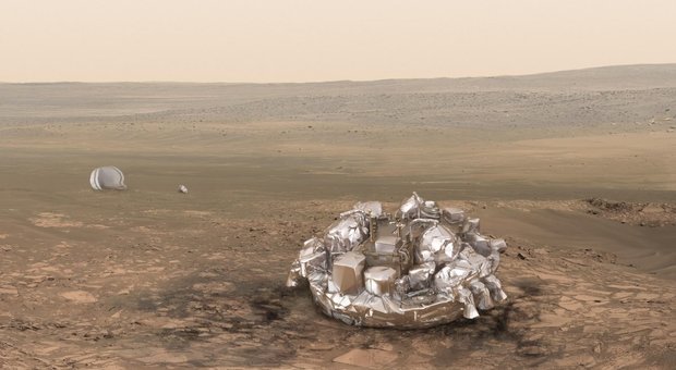 Exomars, Schiaparelli si è schiantata atterrando su Marte: retrorazzi attivi solo 3 secondi