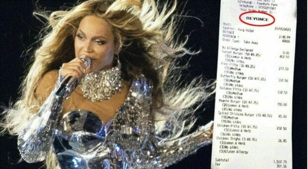 Beyoncé ha speso 2mila euro al fast food per la sua troupe, lo scontrino record: 110 hamburger e 90 panini