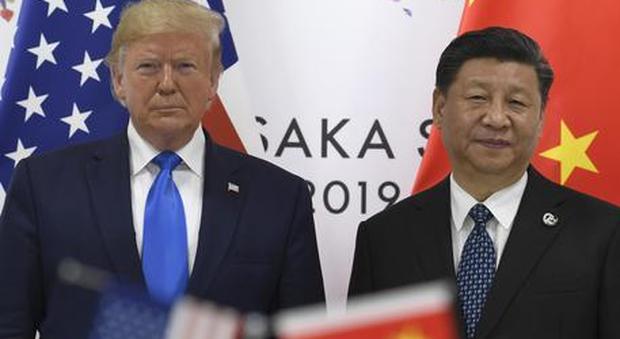 Trump e Xi, leader di Stati Uniti e Cina: ai ferri corti