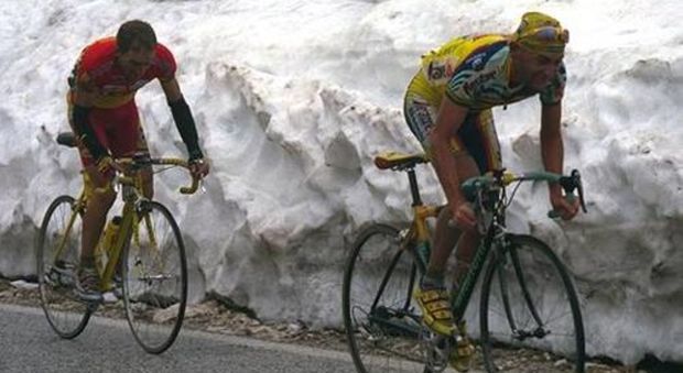 Marco Pantani in una foto del 1999