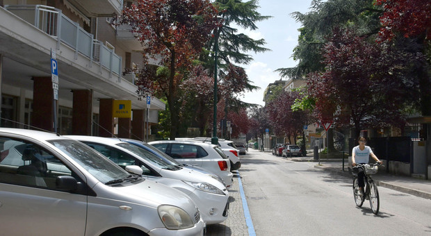 Via Felisati a Mestre, una delle strade dove il truffatore è entrato in azione