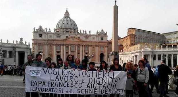 Schneider, missione in Vaticano dal Papa per i lavoratori reatini
