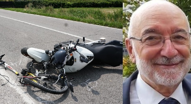 Luigi Tadiello falciato da una moto su una strada che taglia la ciclabile Ostiglia