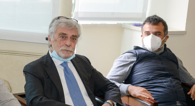 Da sinistra l'imprenditore Maurizio Mosca e l'avvocato Nicola Netti