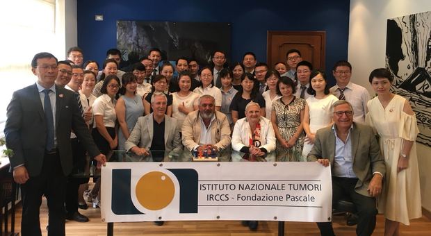 A scuola all'istituto Pascale: la missione napoletana di 34 medici cinesi