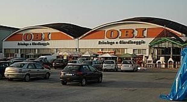 Il centro commerciale Obi alla Baraccola