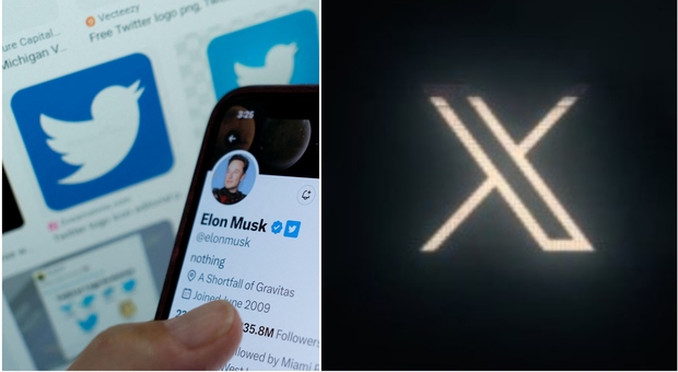 Twitter cambia logo, da stasera al posto dell'uccellino ci sarà una "X". La rivoluzione di Elon Musk