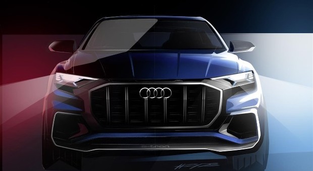 Un teaser dell'Audi Q8 concept