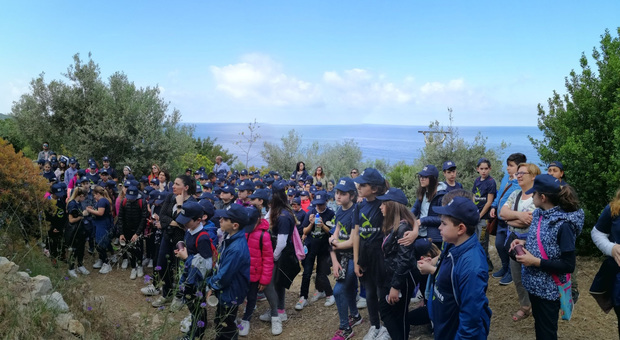 Gli alunni del Gemito di Anacapri a scuola di paesaggio con l’Oro di Capri