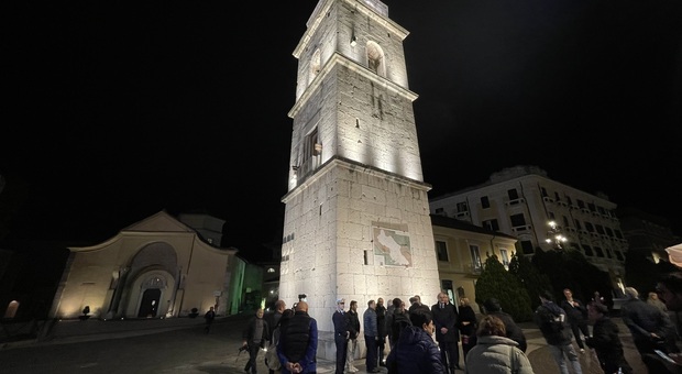Nuova illuminazione per il campanile di Santa Sofia