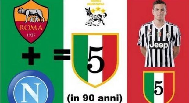 Scudetto alla Juventus, gli sfottò dei bianconeri sui social scatenano i commenti dei tifosi del Napoli | Guarda