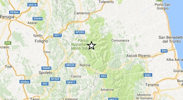 Forte scossa di terremoto alle 20, magnitudo 4.0. "Sentita da Ancona a Rieti"
