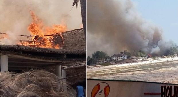 Viaggio di terrore in Kenya per una comitiva di quindici persone di Porto San Giorgio: il resort italiano prende fuoco