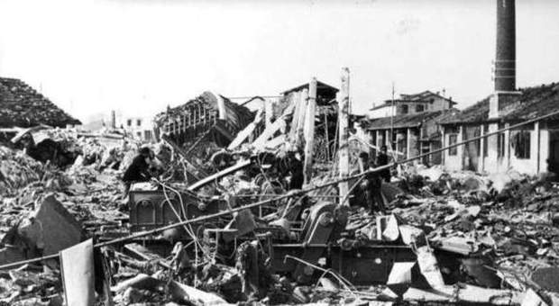 Lanificio Rossi bombardato il 14 febbraio 1945
