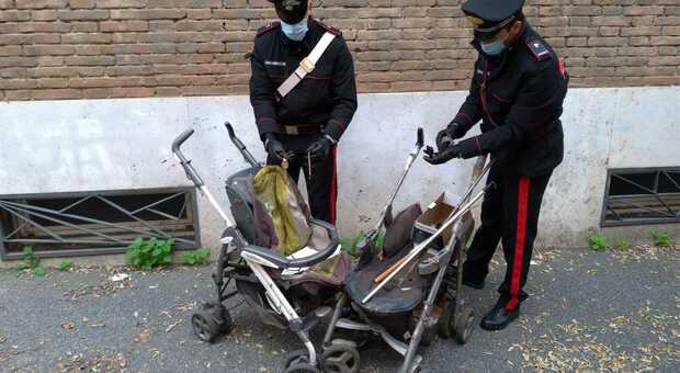 Roma, ladri d’appartamento con i passeggini pieni di refurtiva: tre arresti