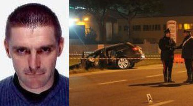 Stefano Guerra e l'auto fuori strada dopo l'assalto al bancomat