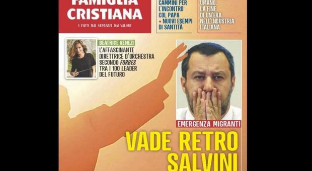 Migranti, attacco frontale di Famiglia Cristiana: «Vade retro Salvini»
